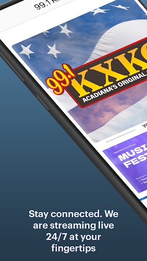 Android application 99.1 KXKC screenshort
