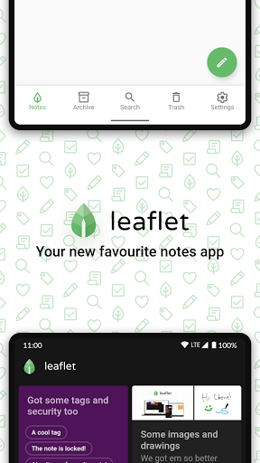 Android application Leaflet screenshort