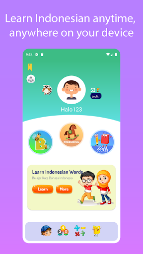 Android application Learn Indonesian For Beginners screenshort