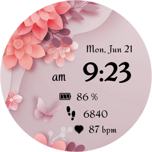 NXV01 Flora Digital Watch Face logo