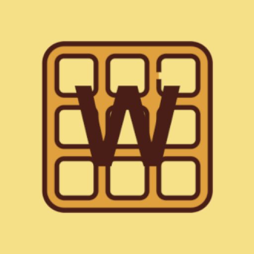 Woffle: 5 letters a word logo
