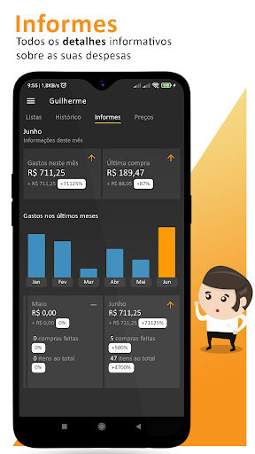 Lista de compras compartilhada Screen 3