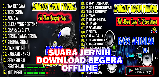 Android application Dangdut Orgen Tunggal Full Bas screenshort