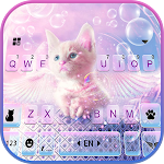 Angelic Cat Keyboard Background Apk