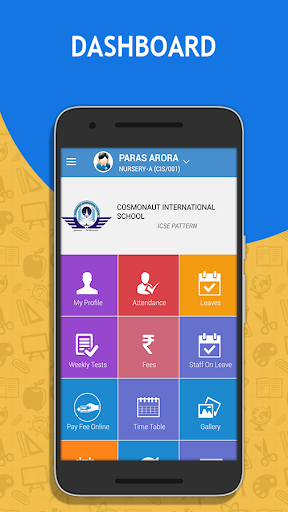 Android application Cosmonaut International School screenshort