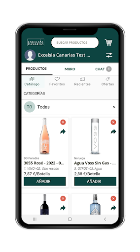 Android application Excelsia Canarias screenshort