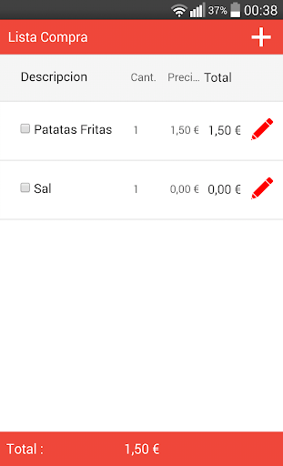 Mi Lista de la Compra Screen 2