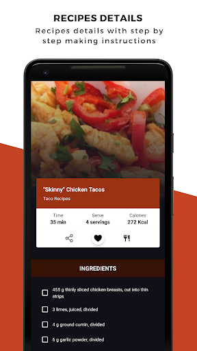 Mexican Taco Recipes Offline Screen 3