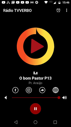Android application Rádio TV Verbo screenshort