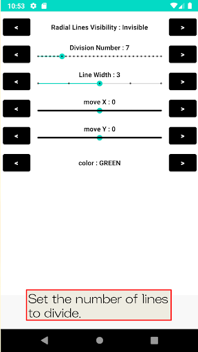 Radial Generator Screen 3