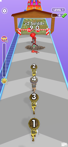 Android application Squad Run 3D screenshort