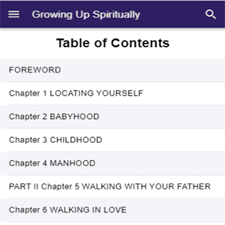 Growing Up Spiritually By Ken