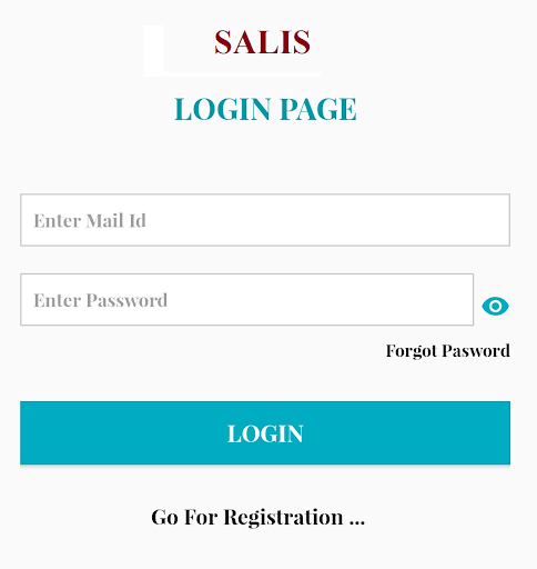 Android application SALIS screenshort