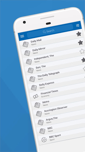Android application UK News & Magazines screenshort