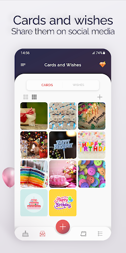 Birthday Reminder & Calendar Screen 3
