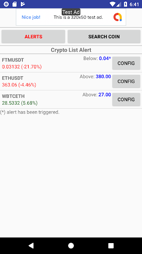 Crypto Alert Price Screen 3
