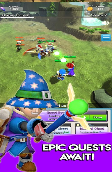 Auto Play Heroes - Idle RPG 0.49.2 APK + Mod (Unlimited money) para Android
