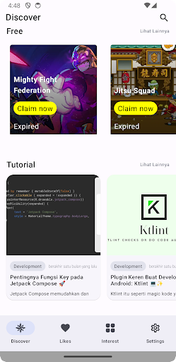 Android application Teknohorizon-News, Code & Play screenshort