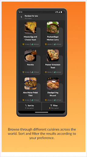 Ayini - Recipe app Screen 2