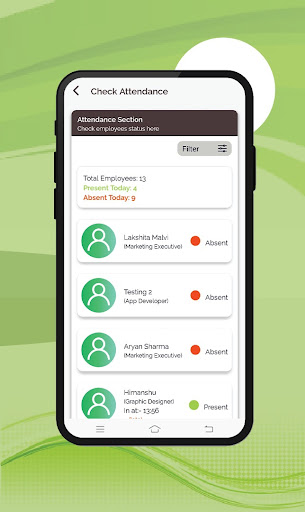 TDI HRM App & Software Screen 2