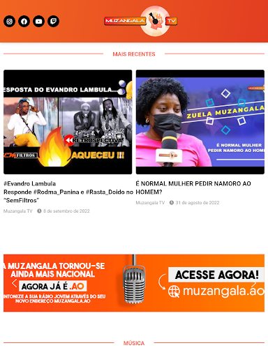 Muzangala TV Screen 3