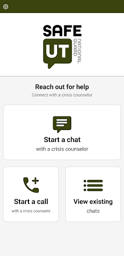 Android application SafeUT National Guard screenshort