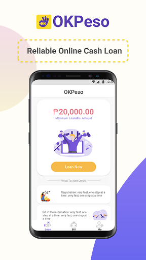 Android application OKPeso - Safe Online Loan App screenshort