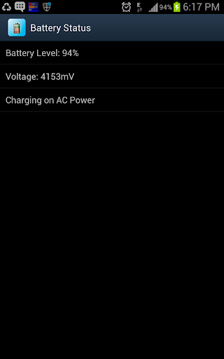 Battery Status AtoZ ™