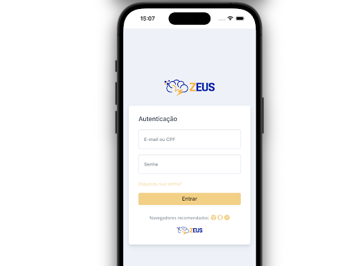 Android application zeusRis - zeus screenshort