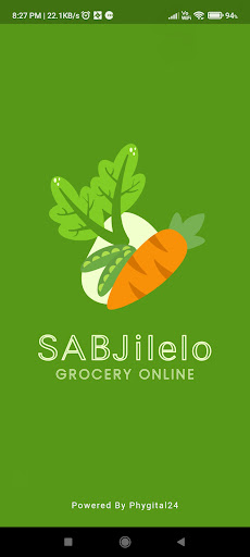 Android application SABJilelo - GROCERIES ONLINE screenshort