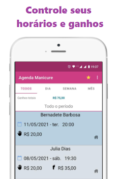 Agenda para Manicure Appのおすすめ画像1