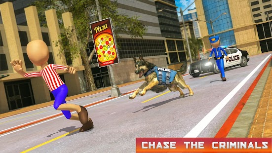 hombre palo policía perro crimen simulador Screenshot