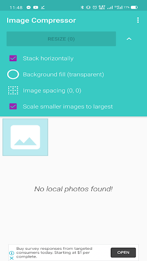 Image Compressor Screen 2