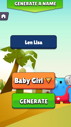 Android application Baby Name Generator screenshort