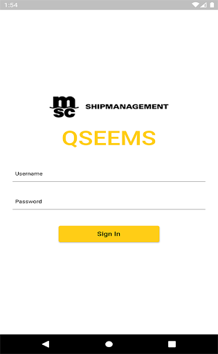 QSEEMS Screen 2