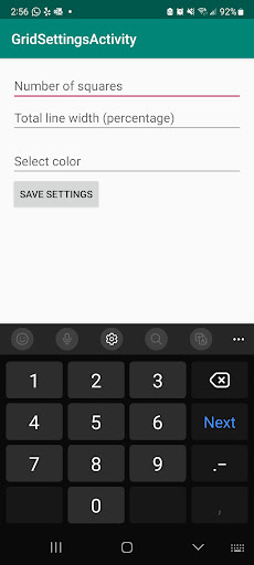 Gridify Screen 2