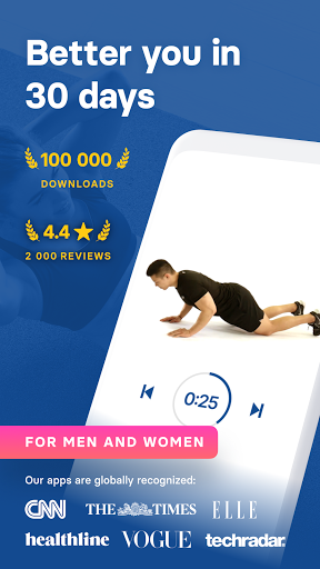 Screenshot of Upper Body Training at Home