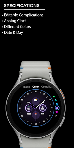 Night 108 - watch face screenshot 3