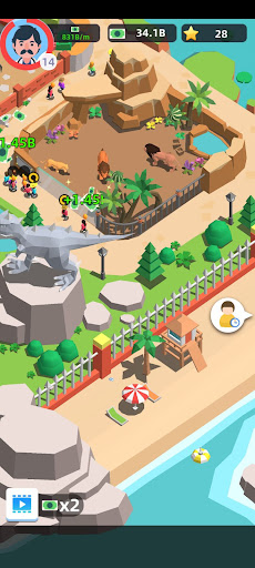 Android application Idle Animal Paradise screenshort