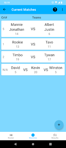 Handball Court Manager Screen 3