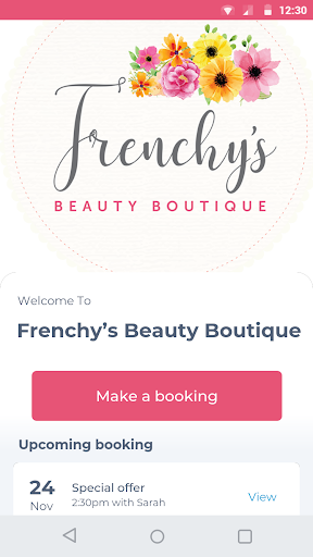 Android application Frenchy’s Beauty Boutique screenshort