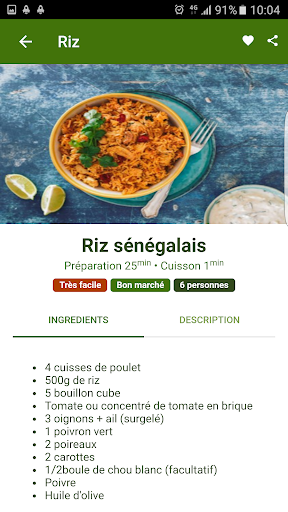 Recette Riz