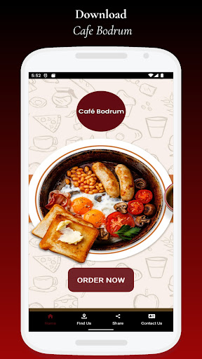 Android application Cafe Bodrum screenshort