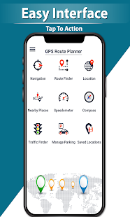 GPS Navigation Route Finder – Map Speedometer