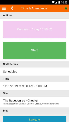 Android application MySirenum screenshort