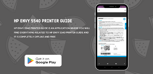 HP ENVY 5540 Printer Guide Screen 2