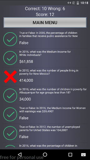 Poverty Trivia Screenshot 4 - AppWisp.com