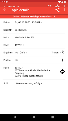 Wiedenbrücker TV Handball Screen 3