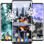 Cover Image of Download Snow Live Wallpaper ❄️ White Winter HD Wallpapers 6.7.11 APK