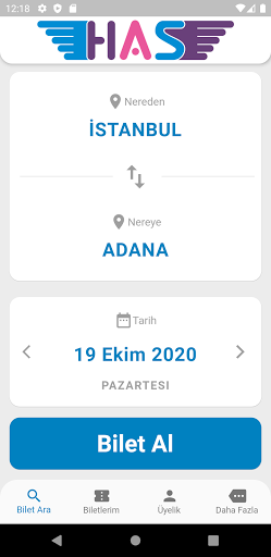 Android application Has Turizm screenshort